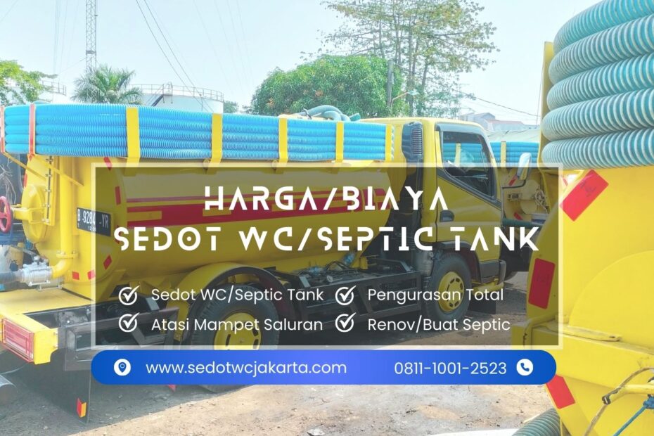 harga dan biaya sedot WC di Jakarta